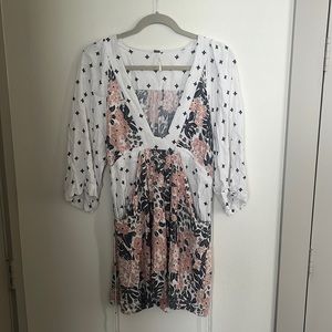 free people floral dress/tunic